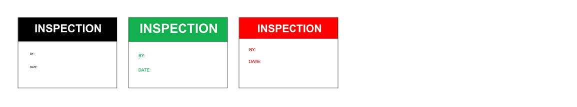 Inspection templates