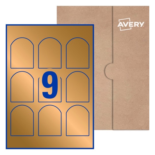 Arched Labels - 57.2 x 77mm Arched, Avery® Blank Labels 57x77-A