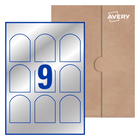 Arched Labels - 57.2 x 77mm Arched, Avery® Blank Labels 57x77-A