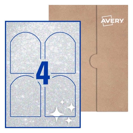 Arched Labels - 89 x 120.7mm Arched, Avery® Blank Labels 89x120-A