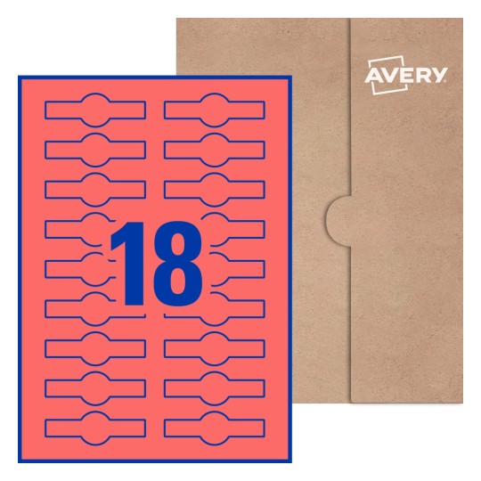 Band Shaped Labels - 76.2 x 25.4mm Band Shaped, Avery® Blank Labels 76x25-BND
