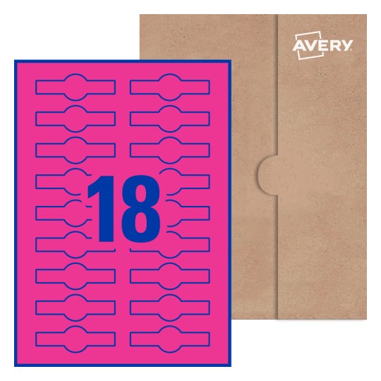 Band Shaped Labels - 76.2 x 25.4mm Band Shaped, Avery® Blank Labels 76x25-BND
