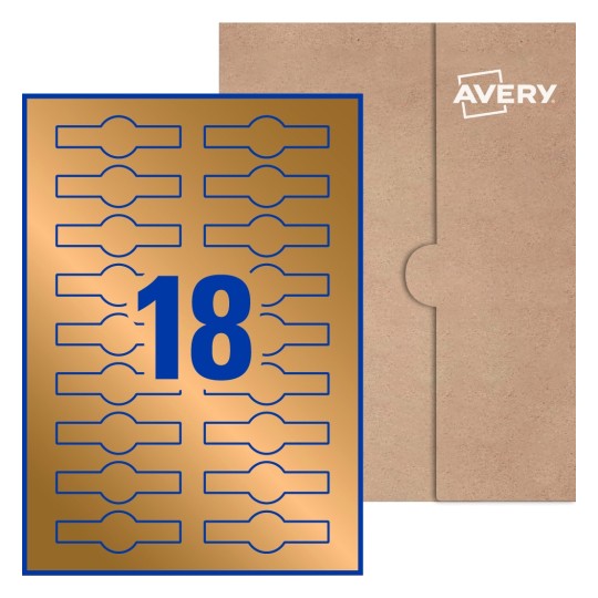 Band Shaped Labels - 76.2 x 25.4mm Band Shaped, Avery® Blank Labels 76x25-BND