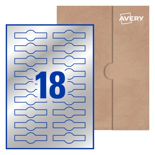 Band Shaped Labels - 76.2 x 25.4mm Band Shaped, Avery® Blank Labels 76x25-BND