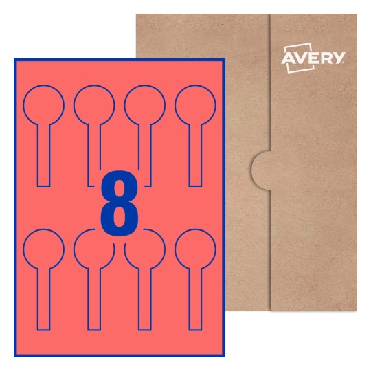 Lid Seal Labels - 40 x 100mm Lid Seal, Avery® Blank Labels 40x100.12-LID