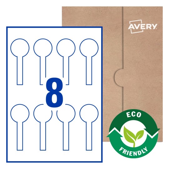 Lid Seal Labels - 40 x 100mm Lid Seal, Avery® Blank Labels 40x100.12-LID