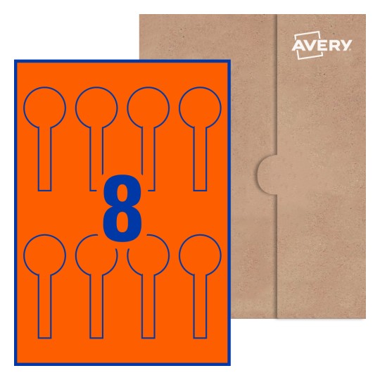 Lid Seal Labels - 40 x 100mm Lid Seal, Avery® Blank Labels 40x100.12-LID