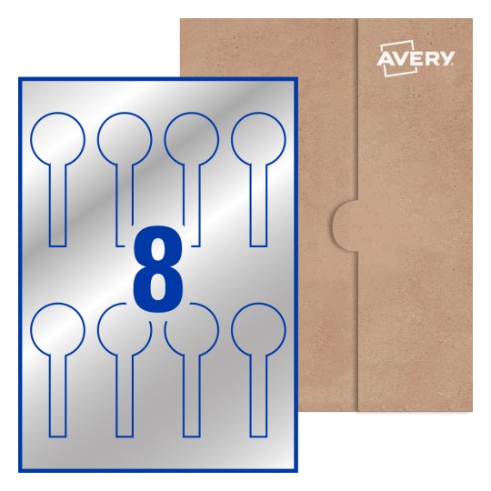 Lid Seal Labels - 40 x 100mm Lid Seal, Avery® Blank Labels 40x100.12-LID