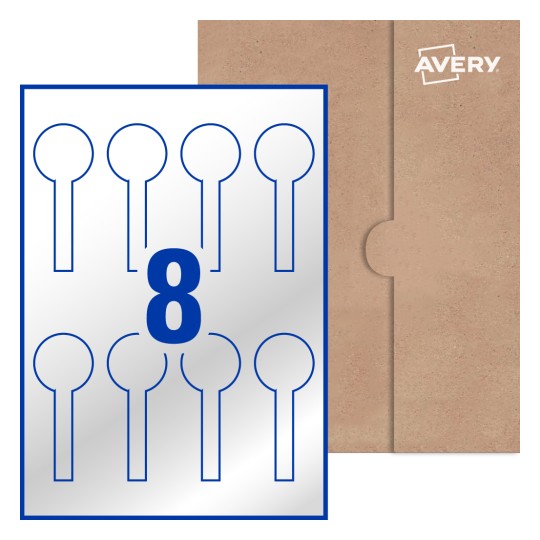 Lid Seal Labels - 40 x 100mm Lid Seal, Avery® Blank Labels 40x100.12-LID