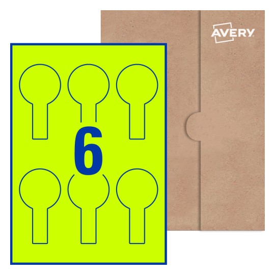 Lid Seal Labels - 55 x 100mm Lid Seal, Avery® Blank Labels 55x100.20-LID