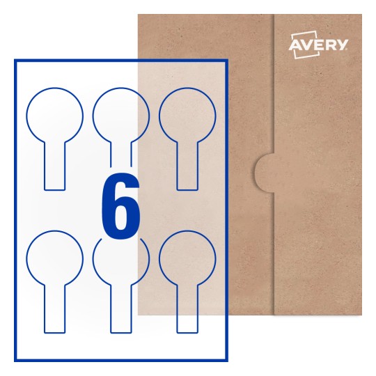 Lid Seal Labels - 55 x 100mm Lid Seal, Avery® Blank Labels 55x100.20-LID
