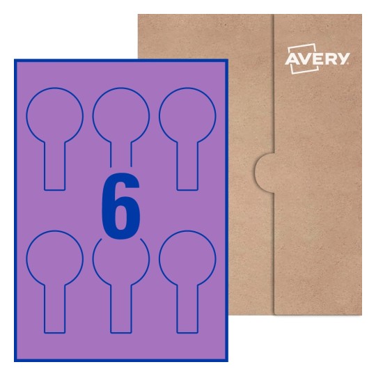 Lid Seal Labels - 55 x 100mm Lid Seal, Avery® Blank Labels 55x100.20-LID