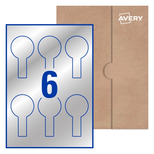 Lid Seal Labels - 55 x 100mm Lid Seal, Avery® Blank Labels 55x100.20-LID
