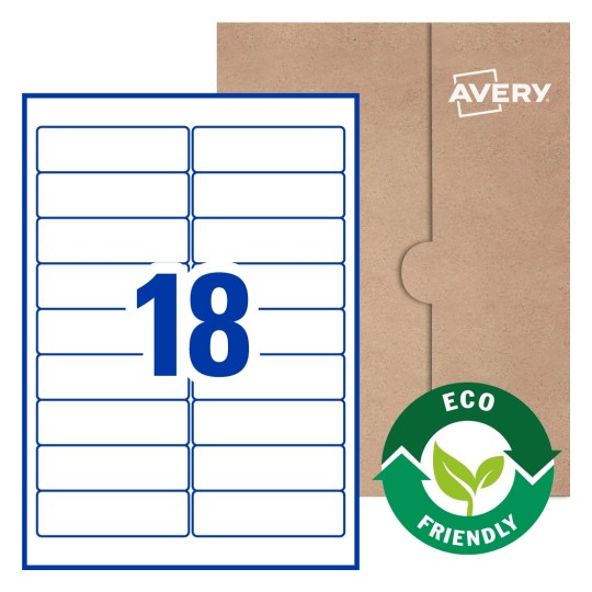 Rectangle Labels - 100 x 30mm Rectangle, Avery® Blank Labels 100x30-R