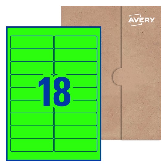 Rectangle Labels - 100 x 30mm Rectangle, Avery® Blank Labels 100x30-R