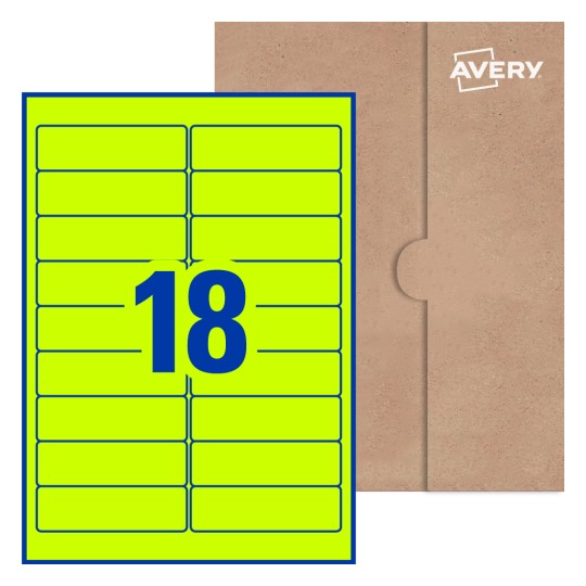 Rectangle Labels - 100 x 30mm Rectangle, Avery® Blank Labels 100x30-R