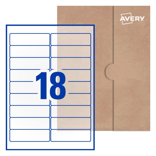 Rectangle Labels - 100 x 30mm Rectangle, Avery® Blank Labels 100x30-R