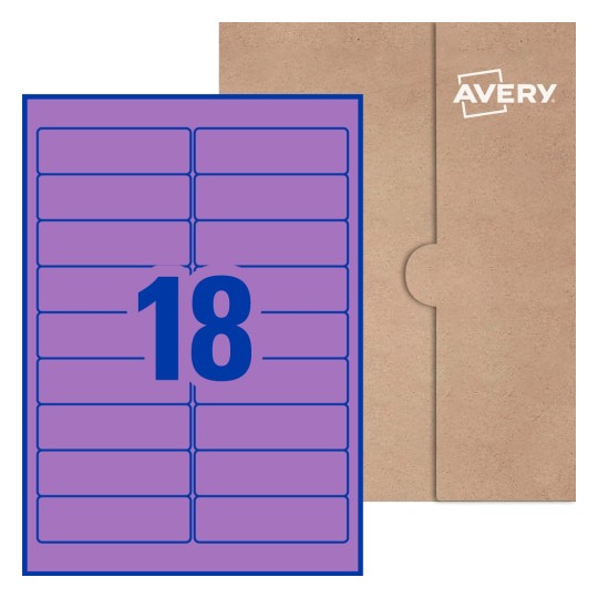 Rectangle Labels - 100 x 30mm Rectangle, Avery® Blank Labels 100x30-R