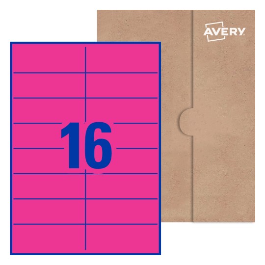 Rectangle Labels - 105 x 37mm Rectangle, Avery® Blank Labels 105x37-R