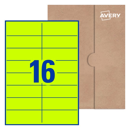 Rectangle Labels - 105 x 37mm Rectangle, Avery® Blank Labels 105x37-R