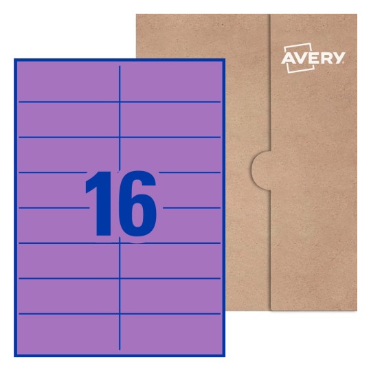Rectangle Labels - 105 x 37mm Rectangle, Avery® Blank Labels 105x37-R