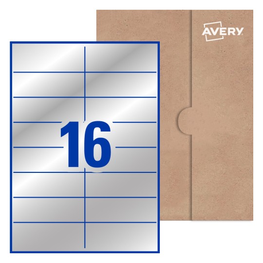 Rectangle Labels - 105 x 37mm Rectangle, Avery® Blank Labels 105x37-R