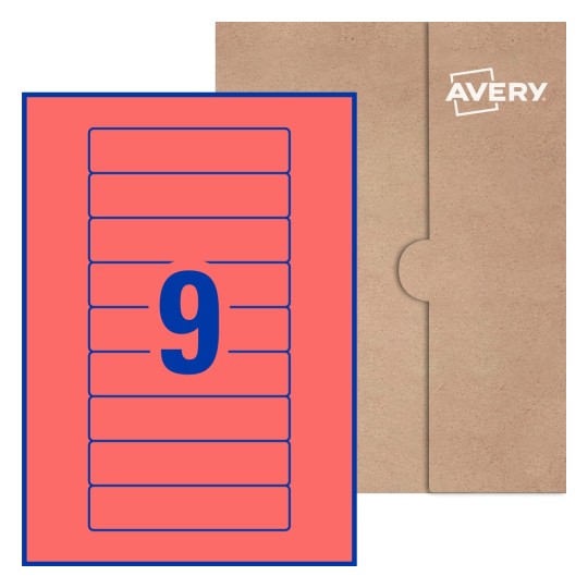Rectangle Labels - 133 x 29.61mm Rectangle, Avery® Blank Labels 133x29-R