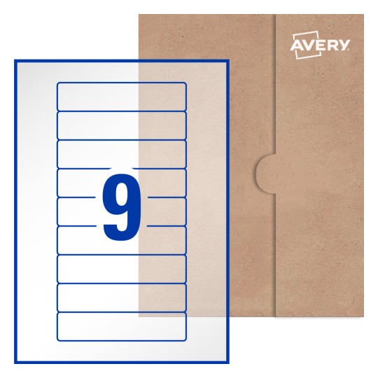 Rectangle Labels - 133 x 29.61mm Rectangle, Avery® Blank Labels 133x29-R