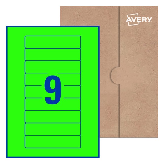 Rectangle Labels - 133 x 29.61mm Rectangle, Avery® Blank Labels 133x29-R