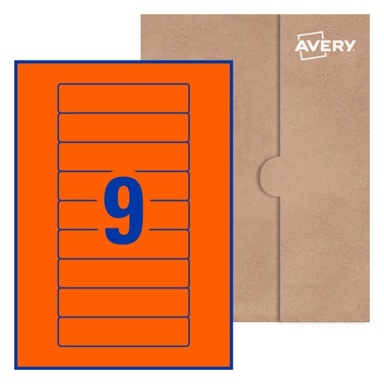 Rectangle Labels - 133 x 29.61mm Rectangle, Avery® Blank Labels 133x29-R