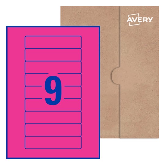 Rectangle Labels - 133 x 29.61mm Rectangle, Avery® Blank Labels 133x29-R