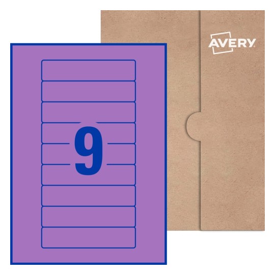 Rectangle Labels - 133 x 29.61mm Rectangle, Avery® Blank Labels 133x29-R