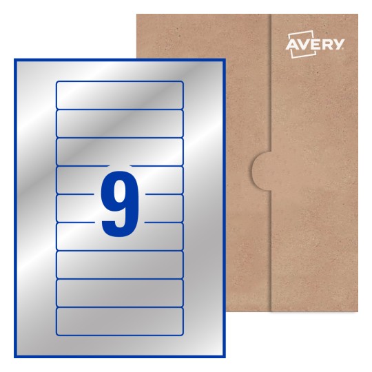 Rectangle Labels - 133 x 29.61mm Rectangle, Avery® Blank Labels 133x29-R