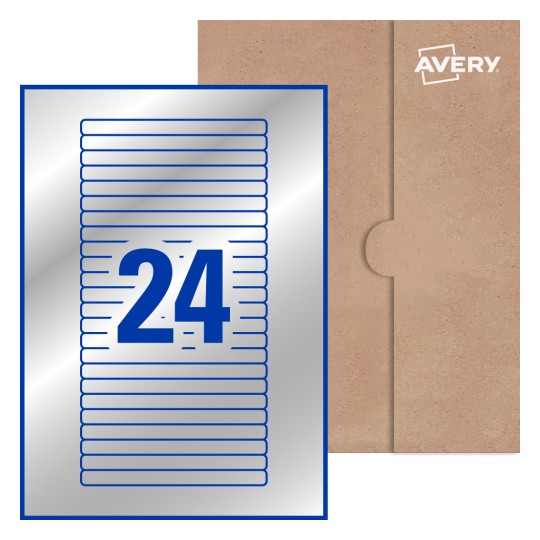 Rectangle Labels - 134 x 11mm Rectangle, Avery® Blank Labels 134x11-R