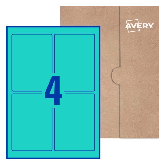 Rectangle Labels - 135 x 95mm Rectangle, Avery® Blank Labels 135x95-R