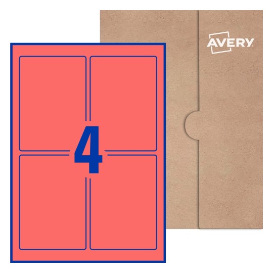 Rectangle Labels - 135 x 95mm Rectangle, Avery® Blank Labels 135x95-R