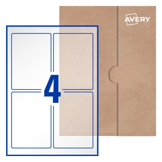Rectangle Labels - 135 x 95mm Rectangle, Avery® Blank Labels 135x95-R