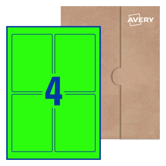 Rectangle Labels - 135 x 95mm Rectangle, Avery® Blank Labels 135x95-R