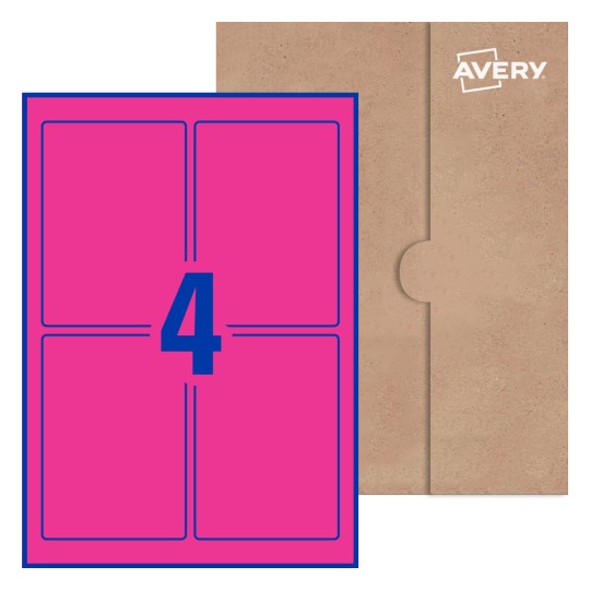Rectangle Labels - 135 x 95mm Rectangle, Avery® Blank Labels 135x95-R