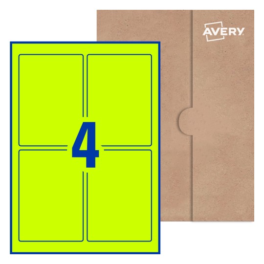 Rectangle Labels - 135 x 95mm Rectangle, Avery® Blank Labels 135x95-R