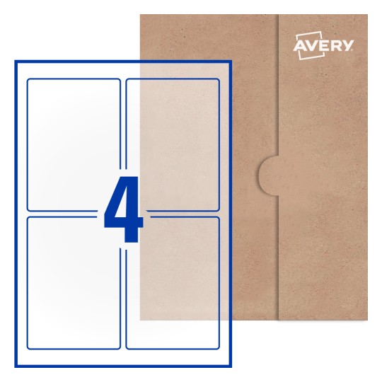 Rectangle Labels - 135 x 95mm Rectangle, Avery® Blank Labels 135x95-R