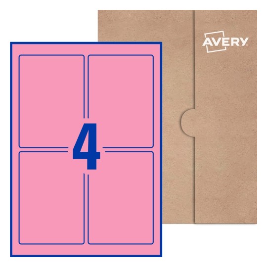 Rectangle Labels - 135 x 95mm Rectangle, Avery® Blank Labels 135x95-R