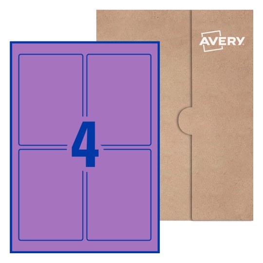 Rectangle Labels - 135 x 95mm Rectangle, Avery® Blank Labels 135x95-R
