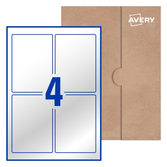 Rectangle Labels - 135 x 95mm Rectangle, Avery® Blank Labels 135x95-R