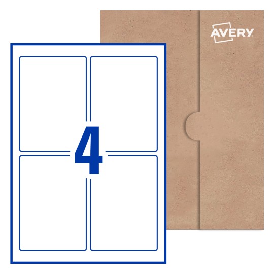 Rectangle Labels - 135 x 95mm Rectangle, Avery® Blank Labels 135x95-R