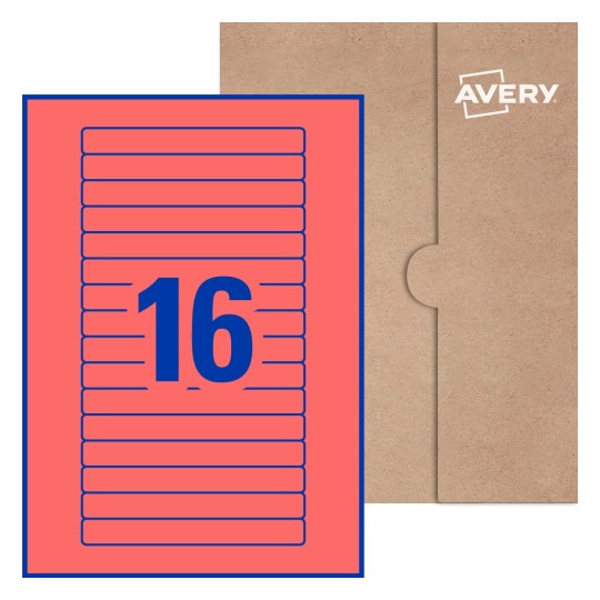 Rectangle Labels - 145 x 17mm Rectangle, Avery® Blank Labels 145x17-R