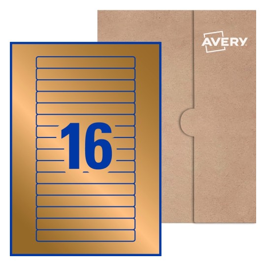 Rectangle Labels - 145 x 17mm Rectangle, Avery® Blank Labels 145x17-R
