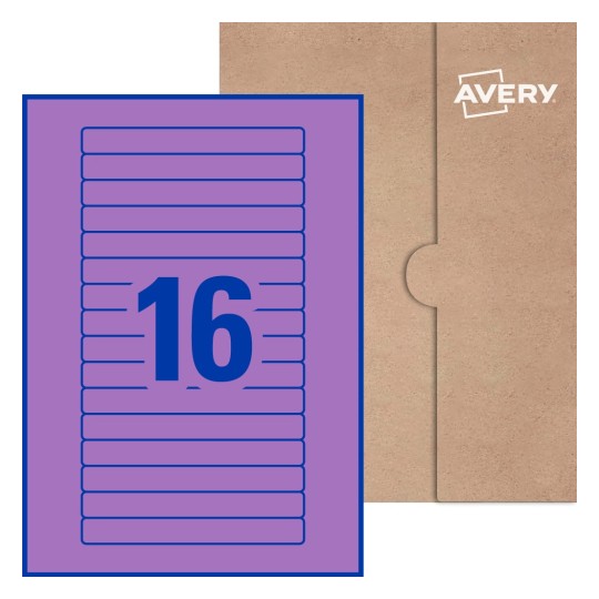 Rectangle Labels - 145 x 17mm Rectangle, Avery® Blank Labels 145x17-R