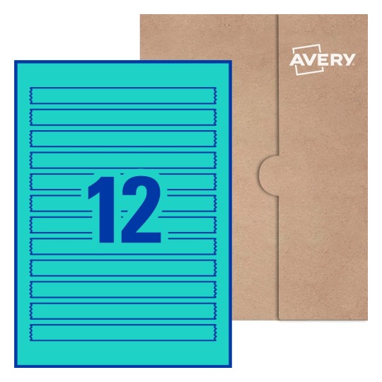 Rectangle Labels - 190 x 16mm Rectangle, Avery® Blank Labels 190x16-R