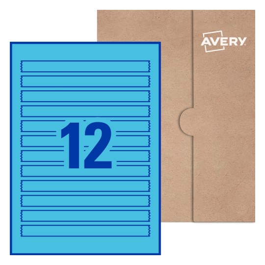 Rectangle Labels - 190 x 16mm Rectangle, Avery® Blank Labels 190x16-R
